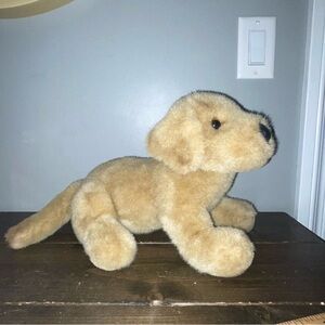 Vintage Rare Douglas Cuddle Toys Golden Retriever Puppy Dog Plush ￼ Realistic